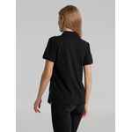 Рубашка поло женская SUNSET черная, размер S