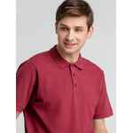 Рубашка поло мужская NEPTUNE вишнево-красная, размер S