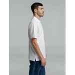 Рубашка поло мужская NEPTUNE белая, размер S