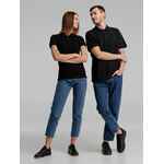 Рубашка поло женская NEPTUNE черная, размер L