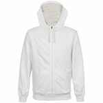 Толстовка на молнии KULONGA SHERPA, белая, размер S
