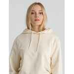 Толстовка с капюшоном унисекс HOODIE, светло-желтая, размер XS