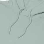 Толстовка с капюшоном унисекс HOODIE, серо-зеленая, размер XS