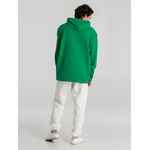 Толстовка с капюшоном унисекс HOODIE, зеленая, размер XS