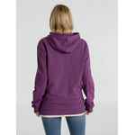 Толстовка с капюшоном унисекс HOODIE, фиолетовый меланж, размер XS