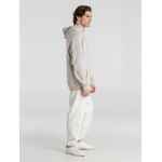 Толстовка с капюшоном унисекс HOODIE, дымчато-серая, размер XS