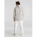 Толстовка с капюшоном унисекс HOODIE, дымчато-серая, размер XS