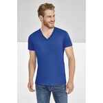 Футболка мужская с глубоким V-обр. вырезом MASTER 150, черная, размер S