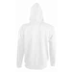 Толстовка мужская на молнии SOUL MEN 290 с контрастным капюшоном, белый, размер S