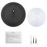 Часы настенные VIVID LARGE, черные