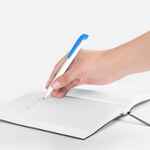 Ручка шариковая FAVORITE, белая с голубым