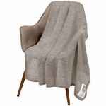 Плед MEDLEY, бежево-серый