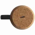 Кружка с пробковой подставкой CORKY WALK, белая