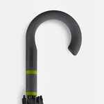 Зонт-трость с цветными спицами COLOR STYLE, зеленое яблоко, с серой ручкой