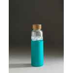 Бутылка для воды DAKAR, прозрачная с бирюзовым