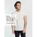 Футболка мужская CRUSADER MEN, светло-бежевая (неокрашенная), размер XS