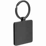 Брелок GUN METAL SQUARE, графитовый