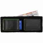 Кошелек PARTINICO, черный с зеленым