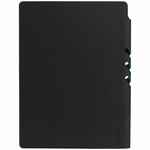 Ежедневник FLEXPEN BLACK, недатированный, черный с бирюзовым