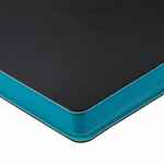 Ежедневник FLEXPEN BLACK, недатированный, черный с бирюзовым