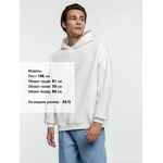 Худи оверсайз KULONGA COMFORT HEAVY, молочно-белое, размер XS/S