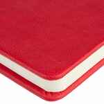 Блокнот CLUSTER MINI в клетку, красный