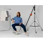 Футболка оверсайз унисекс KOSMOS 2.0, синяя, размер XS/S