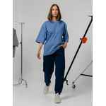 Футболка оверсайз унисекс KOSMOS 2.0, кремовая, размер XS/S