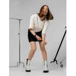 Футболка оверсайз VOZDUH 2.0, кремовая, размер XS/S