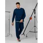 Свитшот унисекс KOSMOS 2.0, темно-синий, размер XS/S