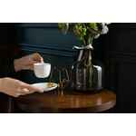 Кофейная пара SELECT, белая с золотистой отводкой