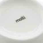 Кофейная пара SELECT, белая с серебристой отводкой