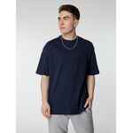 Футболка оверсайз мужская BOXY MEN, темно-синяя, размер S