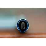 Ручка шариковая PF ONE, серебристая с синим