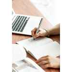 Ручка шариковая PF ONE, серебристая с синим