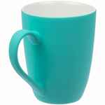 Кружка GOOD MORNING с покрытием софт-тач, бирюзовая
