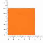 Лейбл тканевый EPSILON, L, оранжевый неон