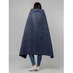 Плед-пончо для пикника SNAPCOAT, синий