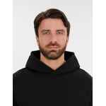 Худи оверсайз унисекс OUTSHINE, черное, размер XL/2XL