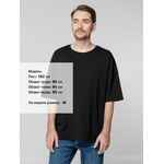 Футболка унисекс оверсайз CROSSTOWN, черная, размер M