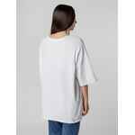 Футболка унисекс оверсайз CROSSTOWN, белая, размер S