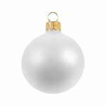 Елочный шар GALA MATT в коробке, 6 см, белый