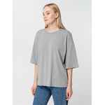 Футболка унисекс оверсайз STREET VIBES, серая, размер XS/S