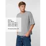 Футболка унисекс оверсайз STREET VIBES, серая, размер XS/S