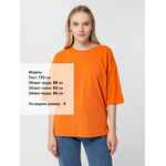 Футболка унисекс оверсайз STREET VIBES, оранжевая, размер XS/S