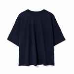 Футболка унисекс оверсайз STREET VIBES, темно-синяя, размер XS/S