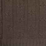 Плед TRENZA, коричневый (какао)