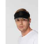 Козырек ACTIVE, черный с белым кантом
