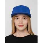 Бейсболка SNAPBACK с прямым козырьком, ярко-синяя
