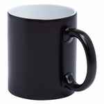 Кружка «Хамелеон», VER.2, матовая , черная